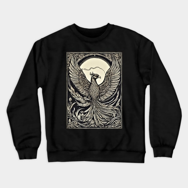 Rising Phoenix Crewneck Sweatshirt by Free Spirits & Hippies